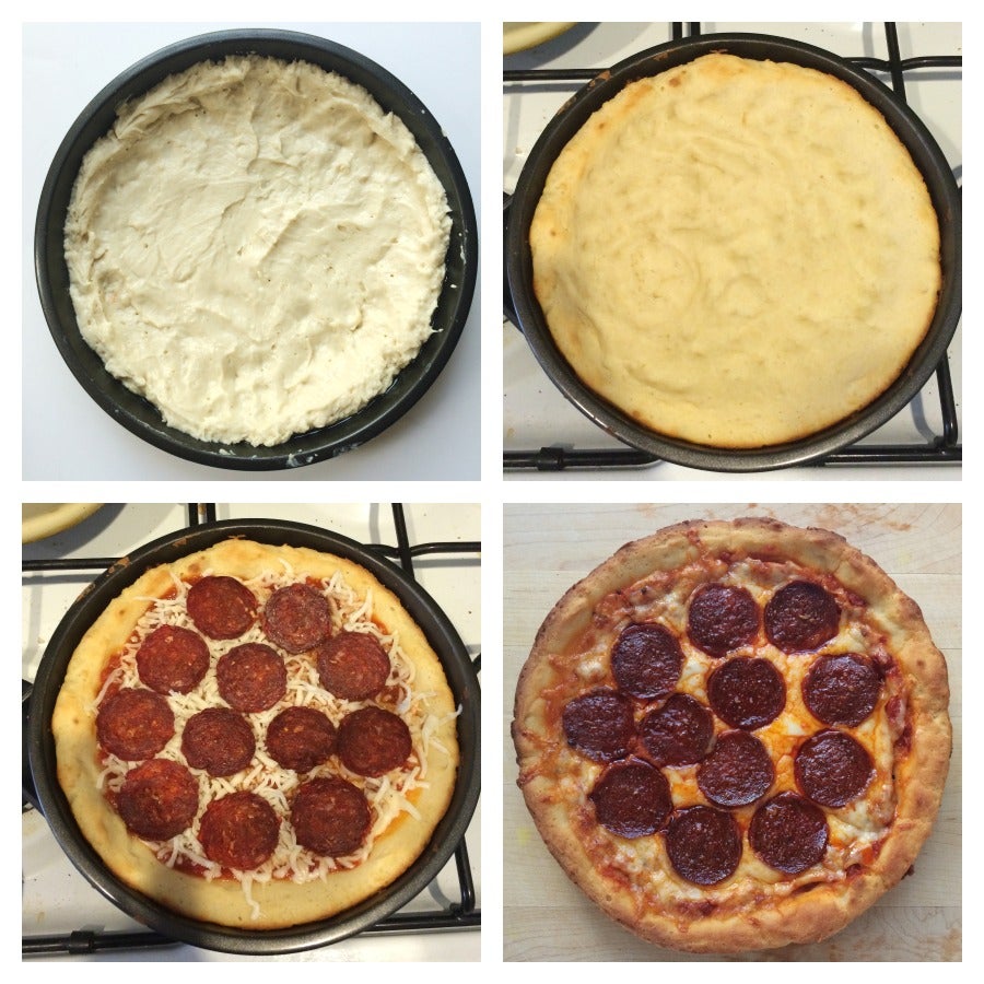 How to make Deep Dish Gluten-Free Pizza via @kingarthurflour