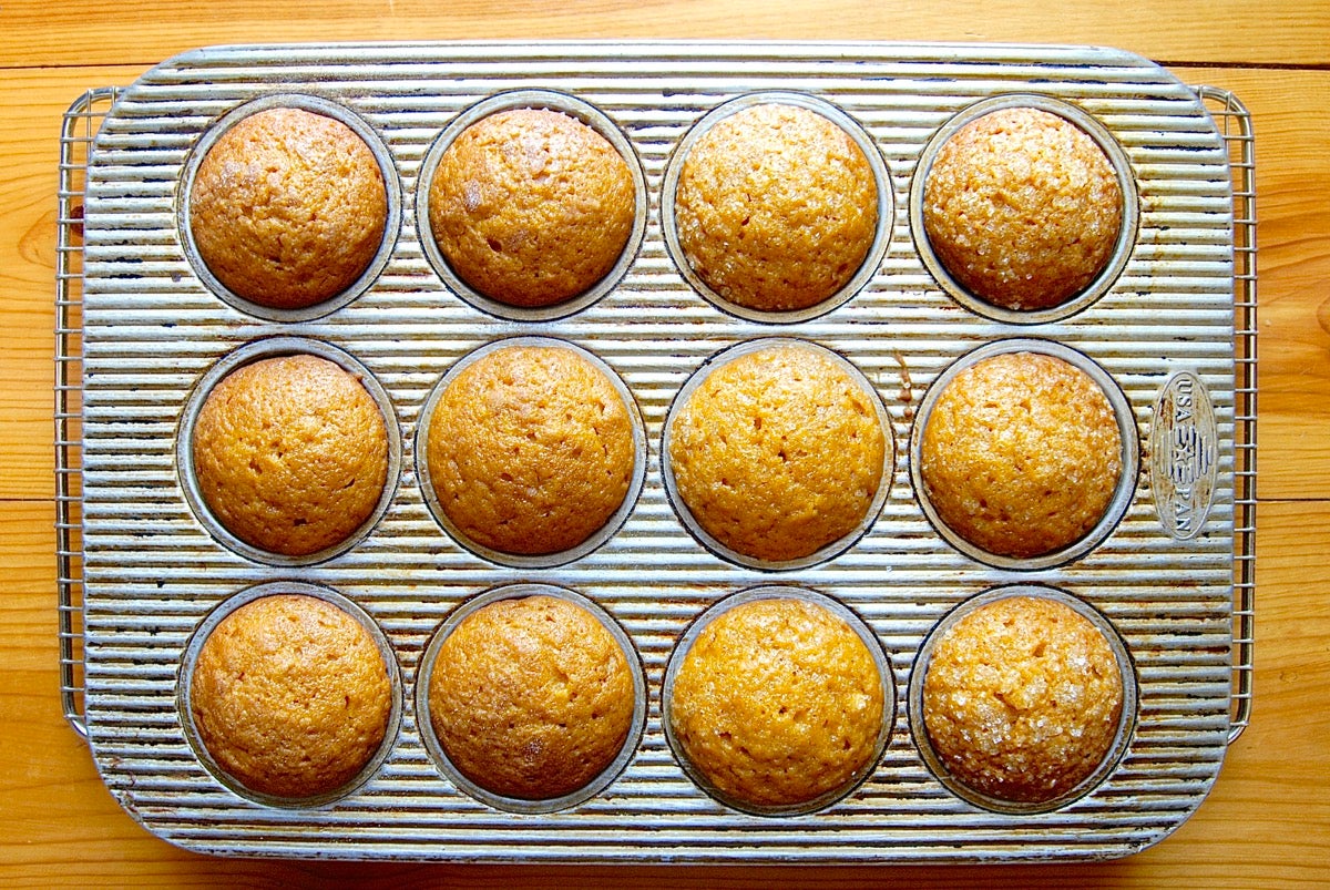 How to make muffins from a quick bread recipe via @kingarthurflour