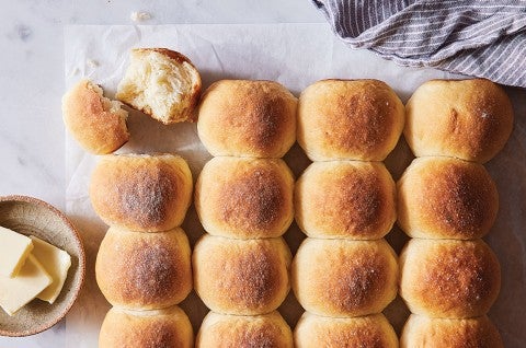 Soft White Dinner Rolls 